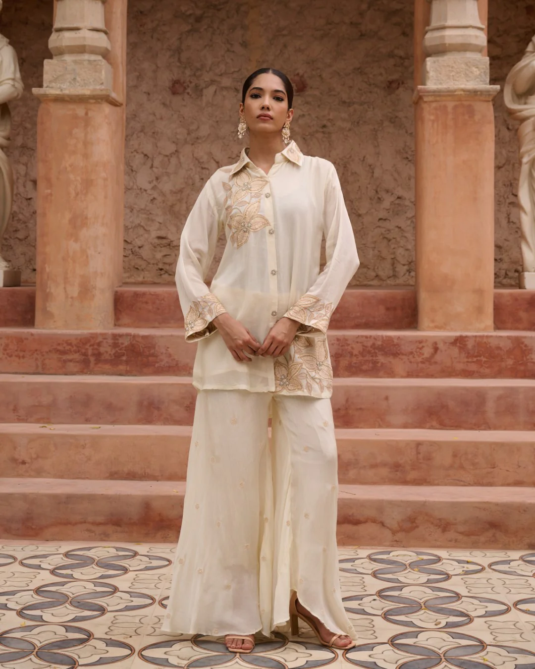 Sangini Dove Work Premium Co-ord Set - Image 6