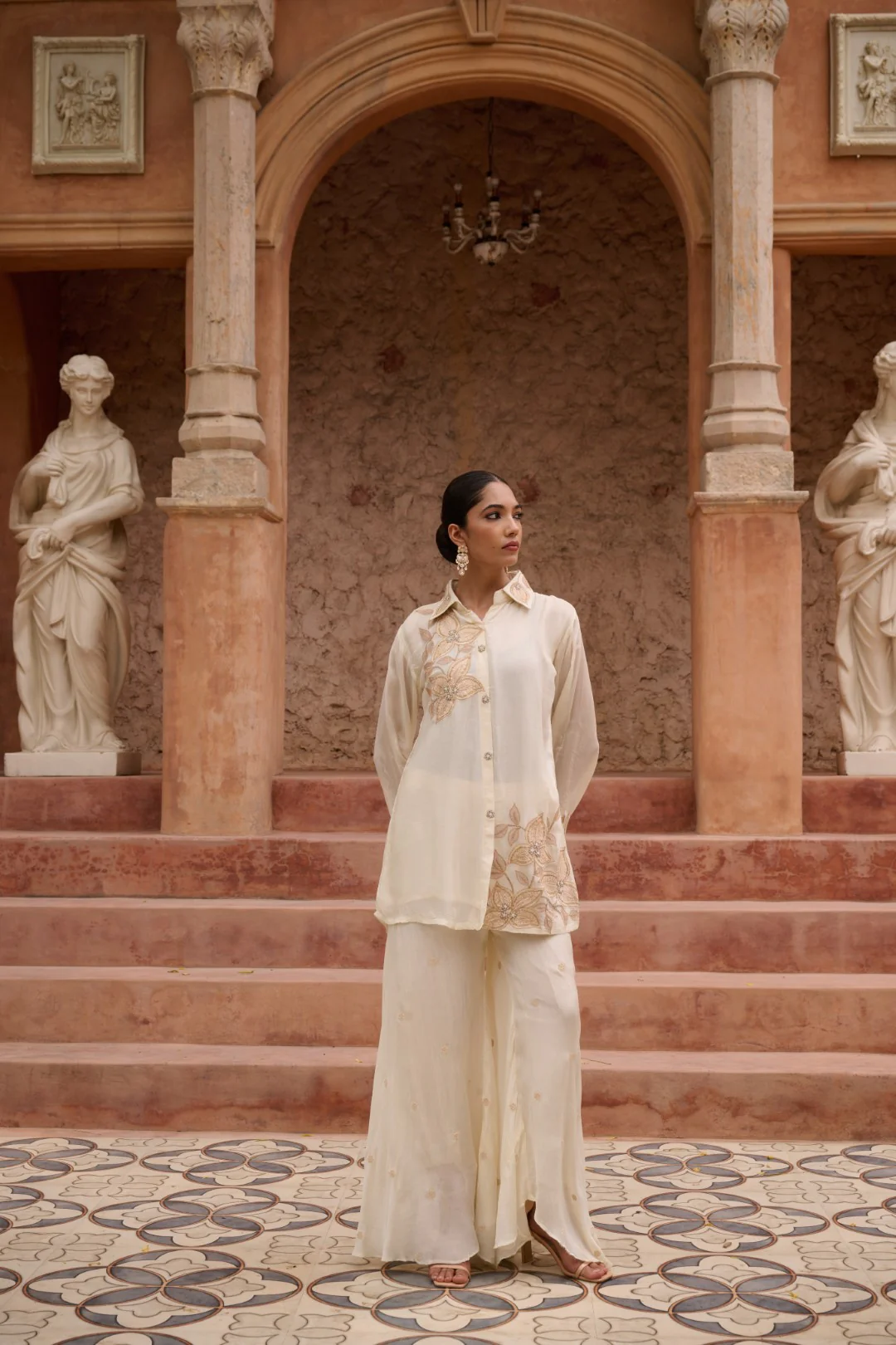 Sangini Dove Work Premium Co-ord Set - Image 7