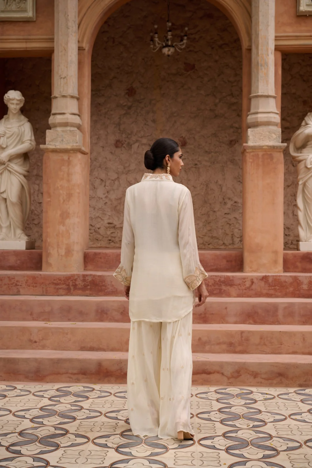 Sangini Dove Work Premium Co-ord Set - Image 9