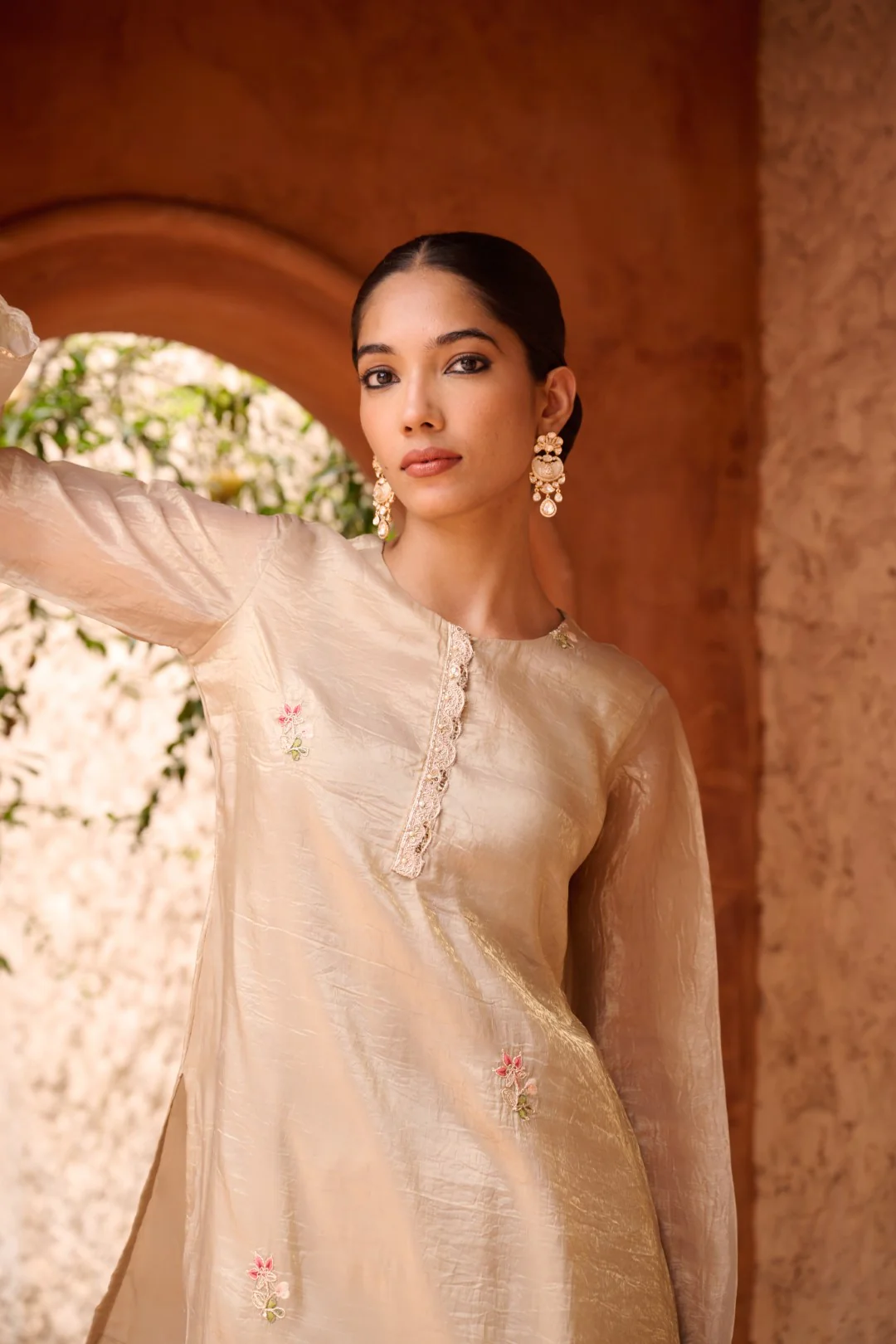 Sangini gold full work premium suit set - Image 13