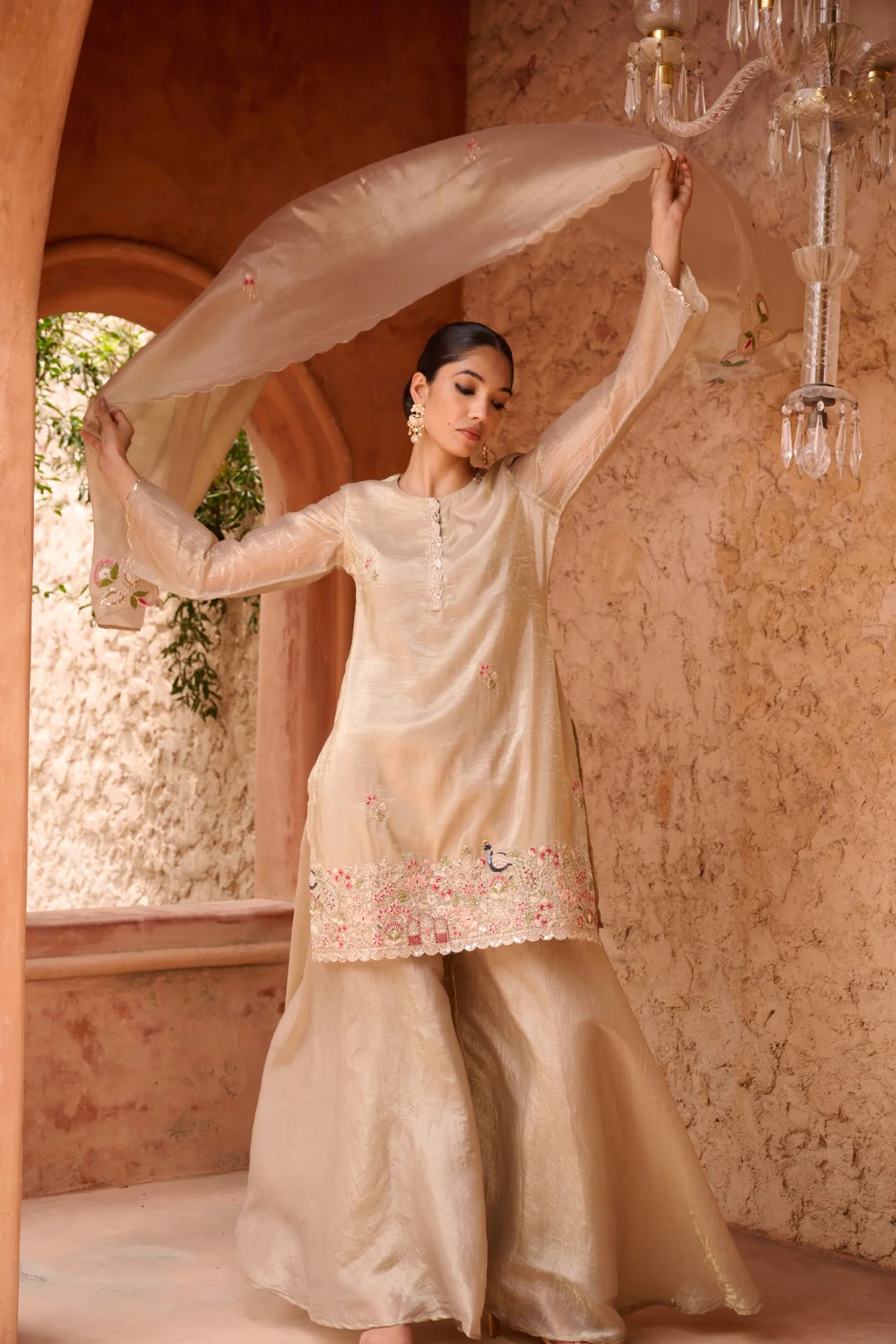 Sangini gold full work premium suit set - Image 16