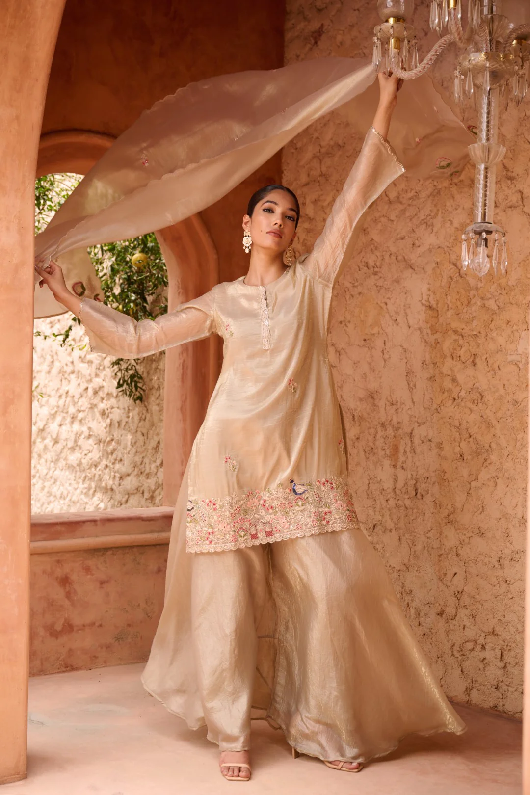 Sangini gold full work premium suit set - Image 18