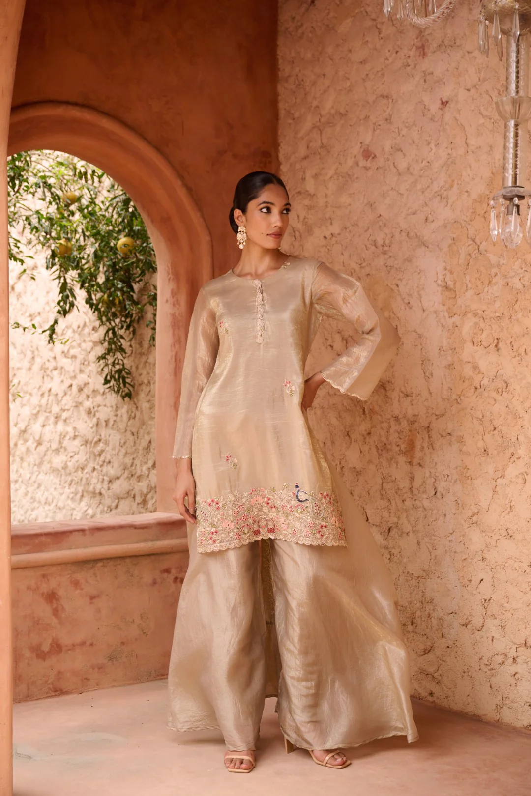 Sangini gold full work premium suit set - Image 6