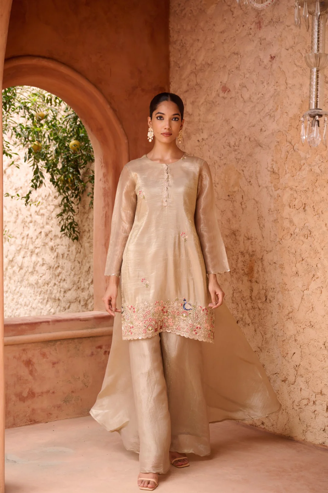 Sangini gold full work premium suit set - Image 7
