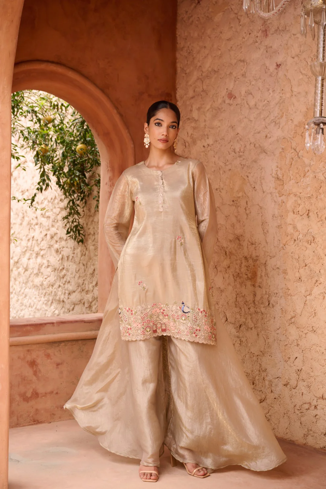 Sangini gold full work premium suit set - Image 9