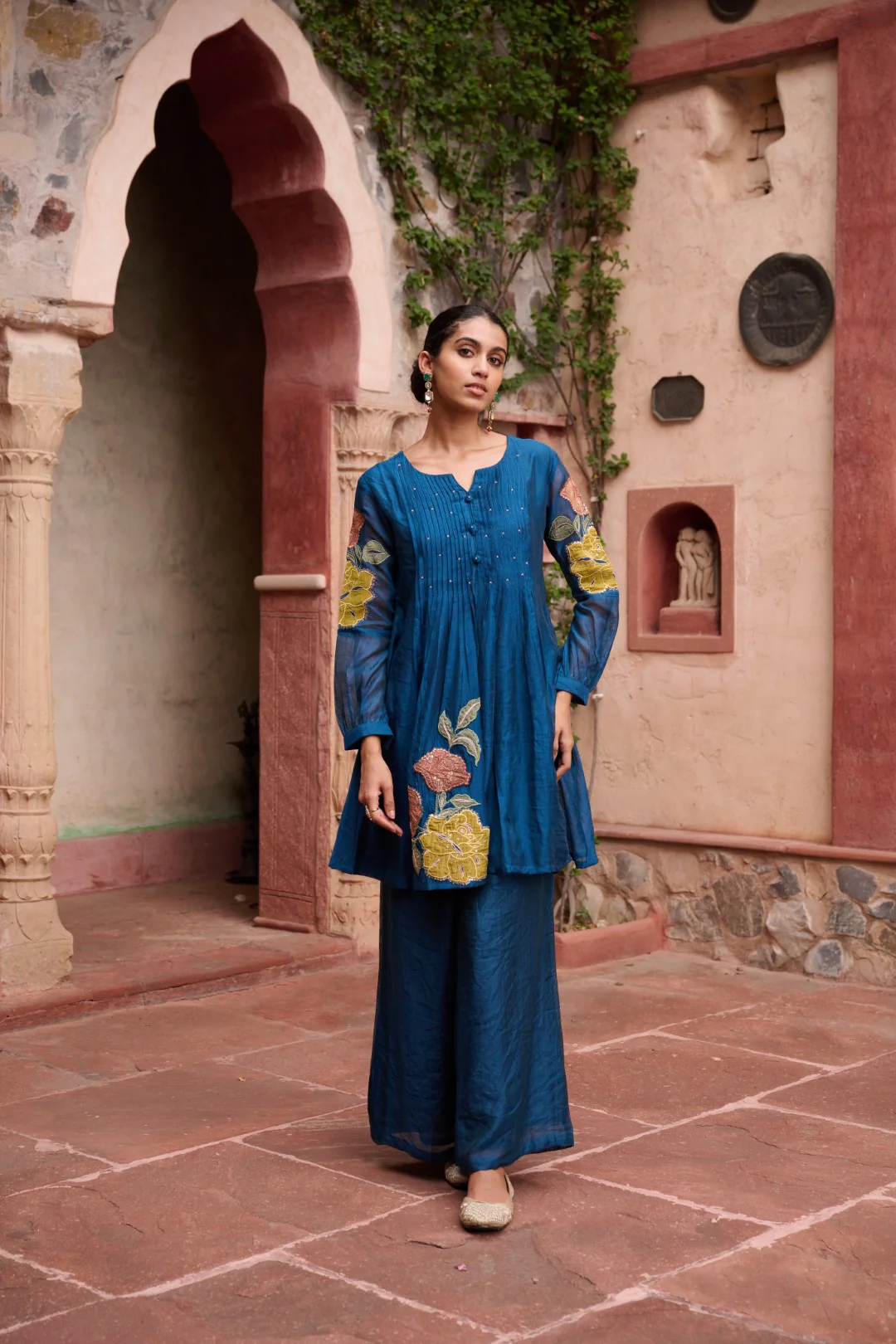Sangini Hibis Full Work Suit set - Image 11