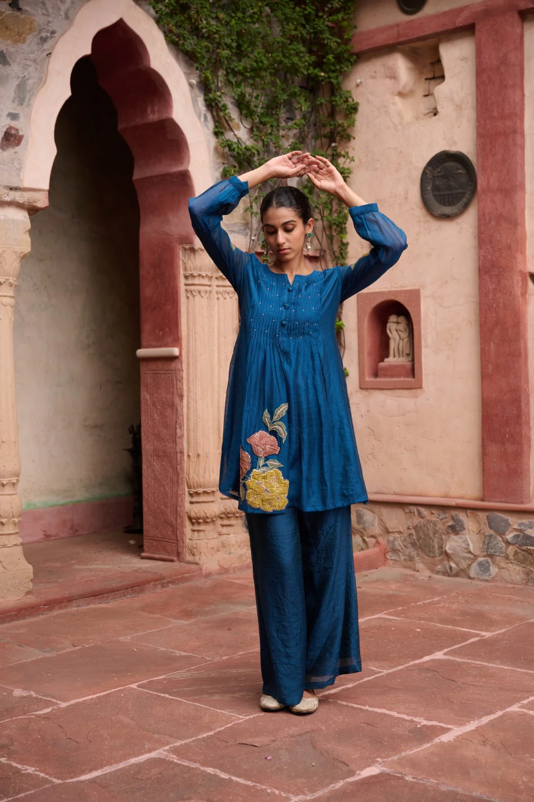 Sangini Hibis Full Work Suit set - Image 12