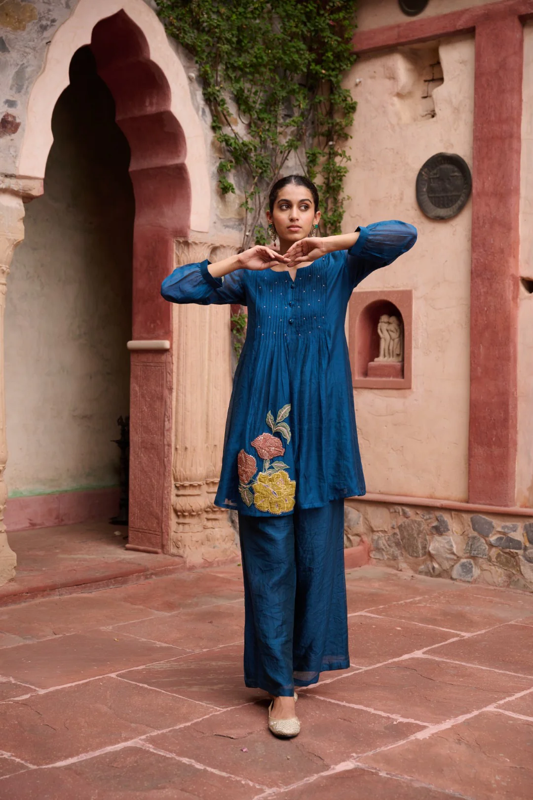 Sangini Hibis Full Work Suit set - Image 13