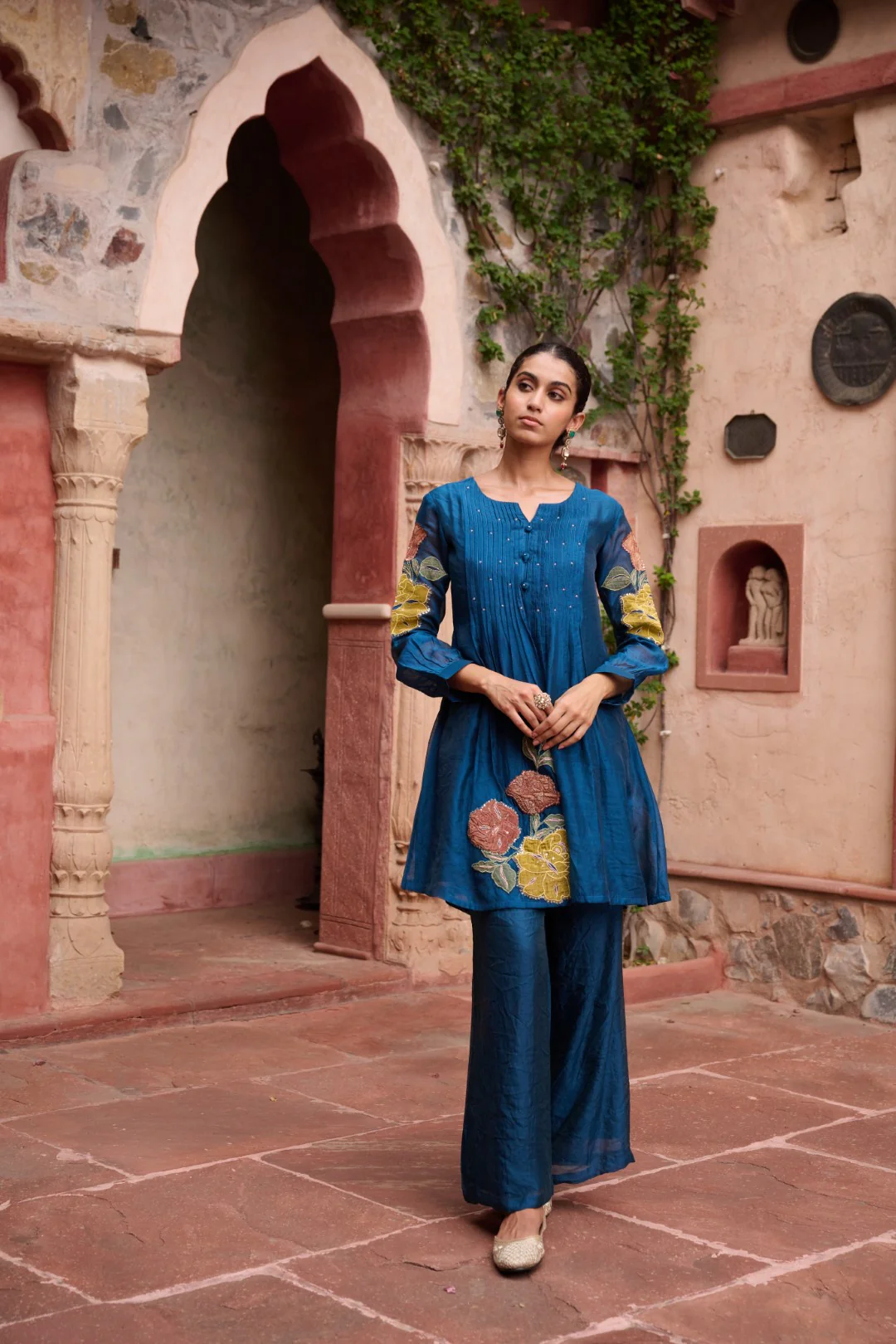 Sangini Hibis Full Work Suit set - Image 14