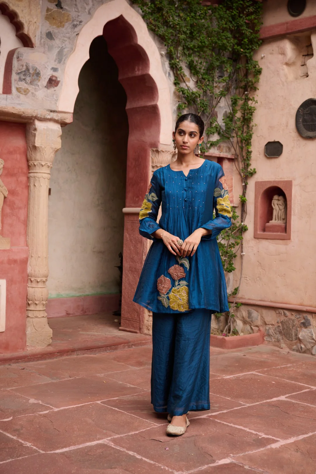 Sangini Hibis Full Work Suit set - Image 15