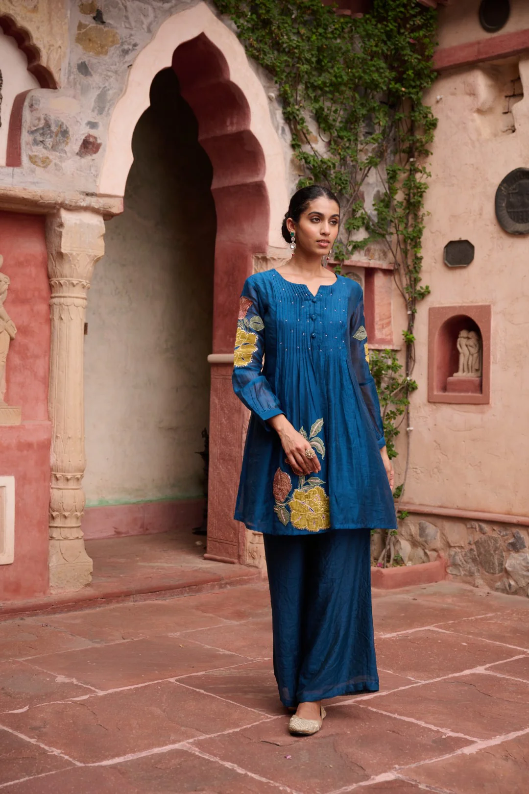 Sangini Hibis Full Work Suit set - Image 17