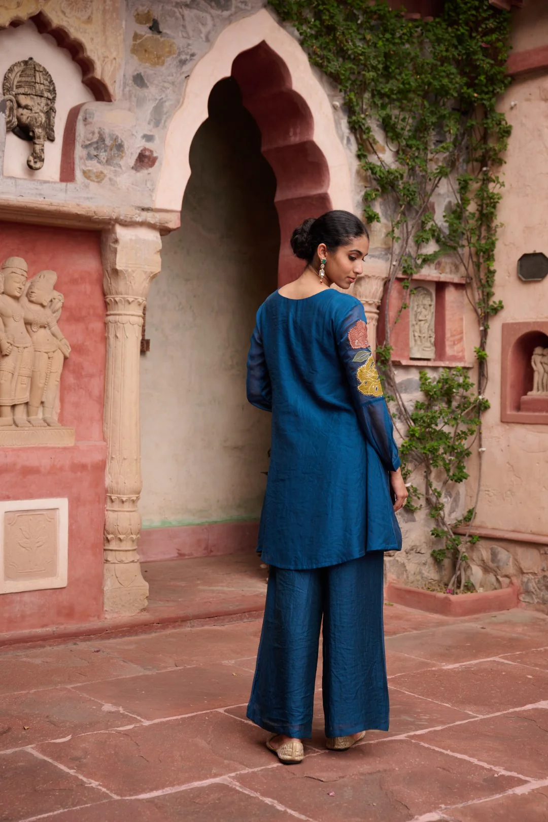 Sangini Hibis Full Work Suit set - Image 18