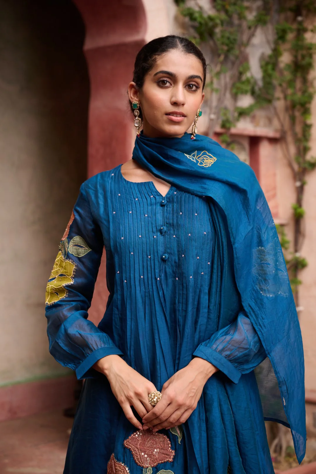 Sangini Hibis Full Work Suit set - Image 27