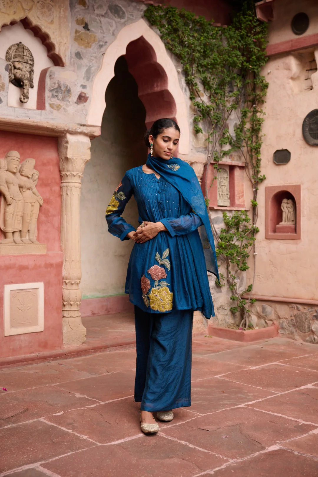 Sangini Hibis Full Work Suit set - Image 33