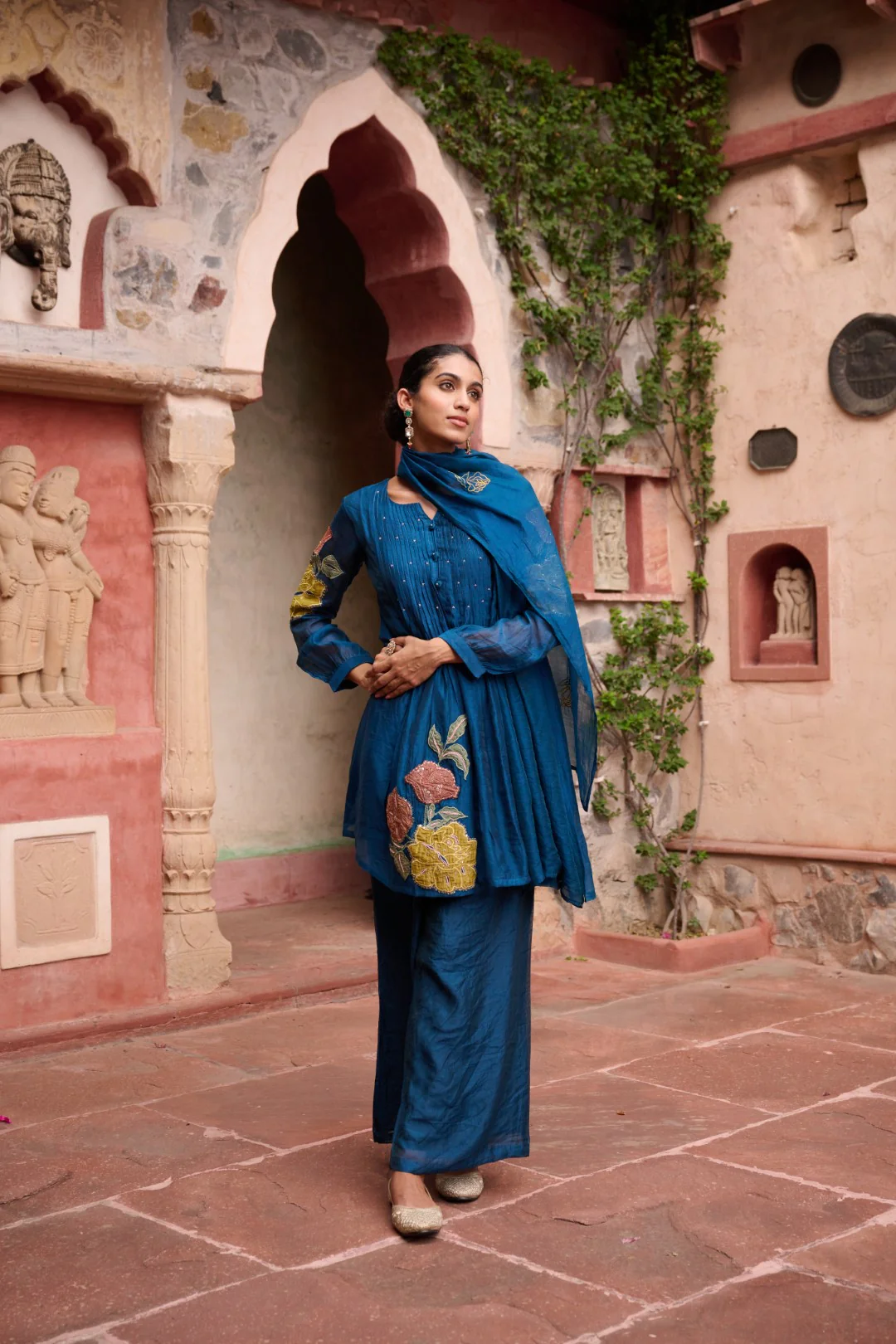 Sangini Hibis Full Work Suit set - Image 34