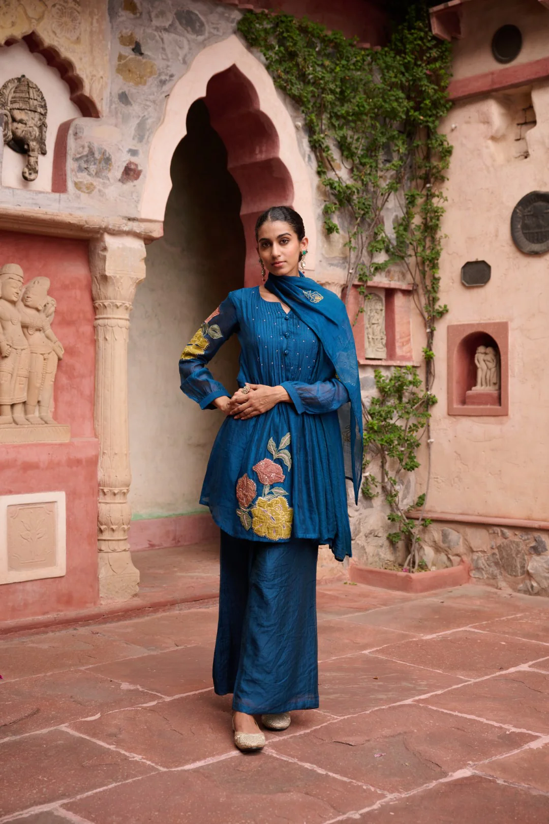 Sangini Hibis Full Work Suit set - Image 35