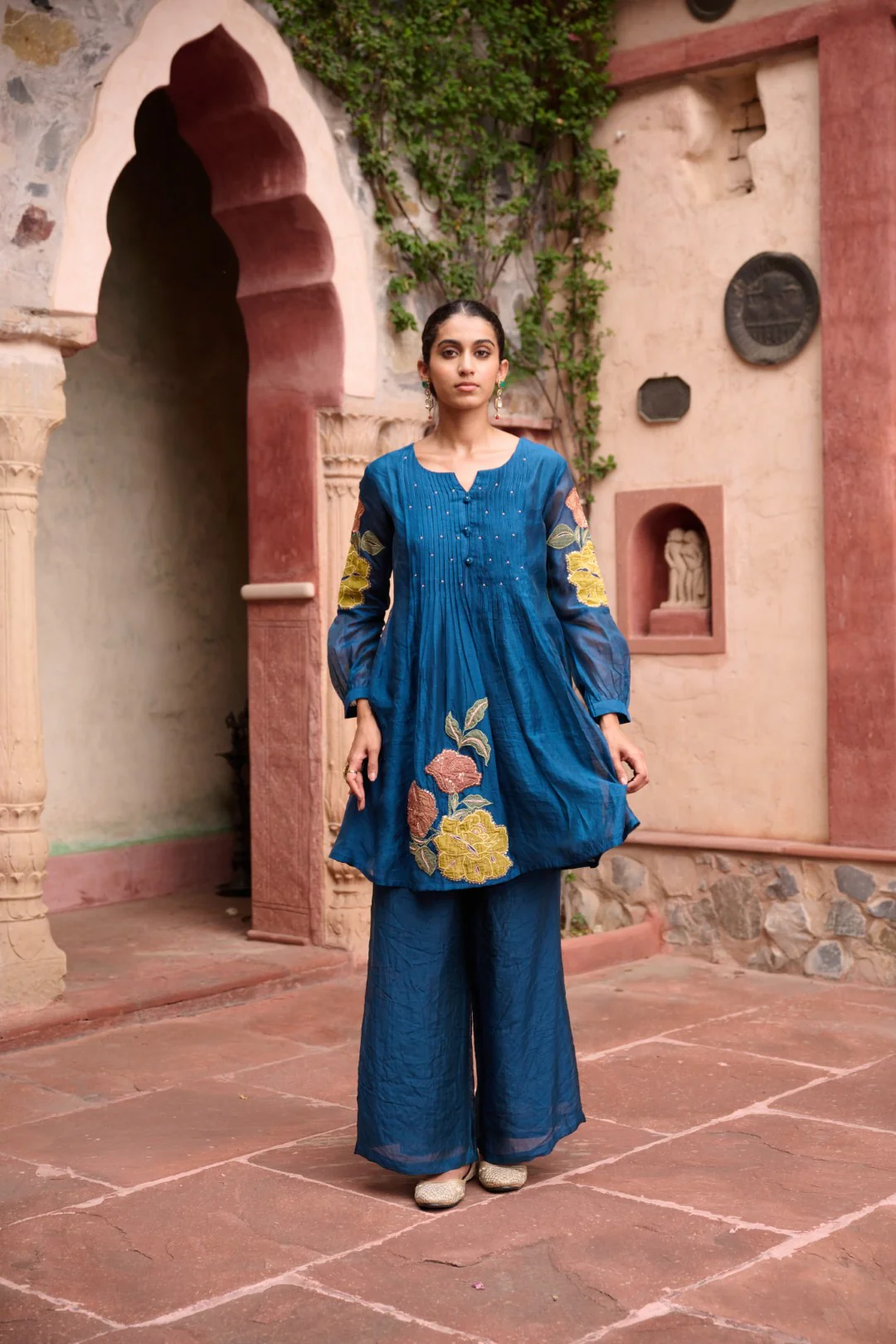 Sangini Hibis Full Work Suit set - Image 6