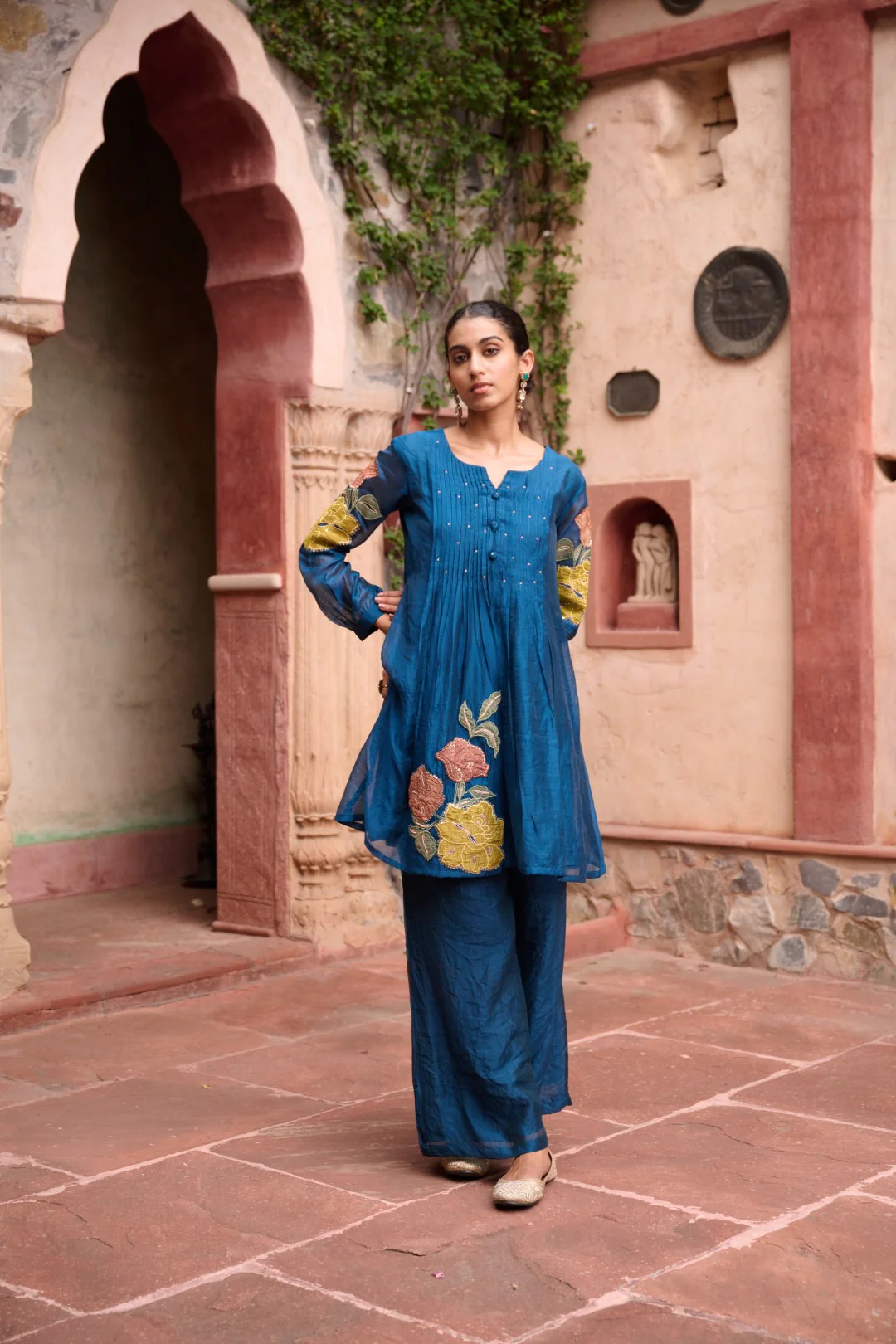Sangini Hibis Full Work Suit set - Image 7