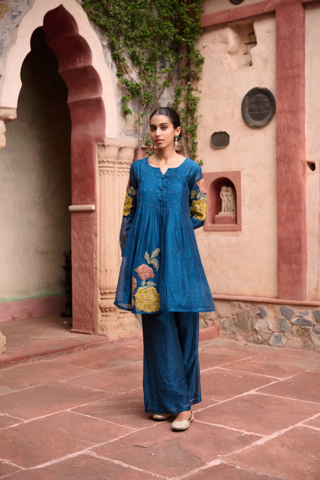 Sangini Hibis Full Work Suit set - Image 8