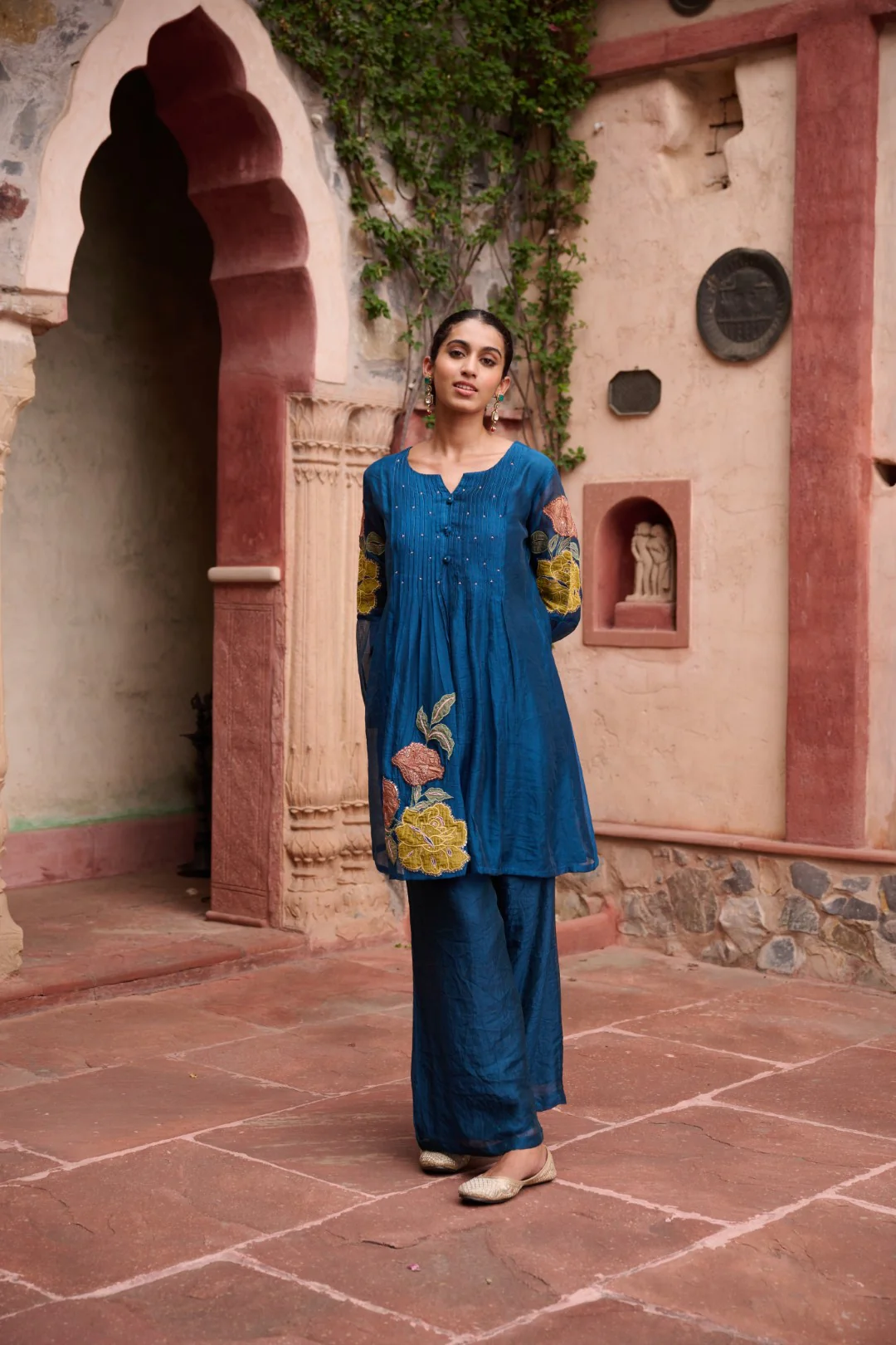 Sangini Hibis Full Work Suit set - Image 9