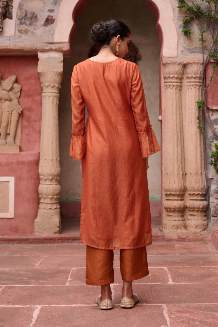 Sangini Apricot Premium Suit set - Image 3