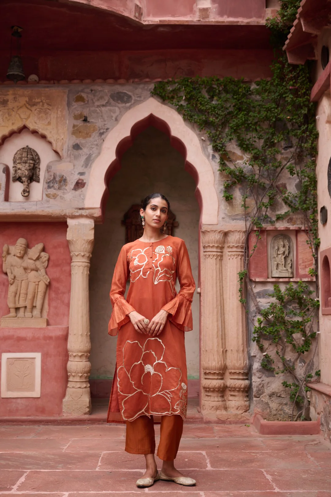 Sangini Apricot Premium Suit set - Image 49