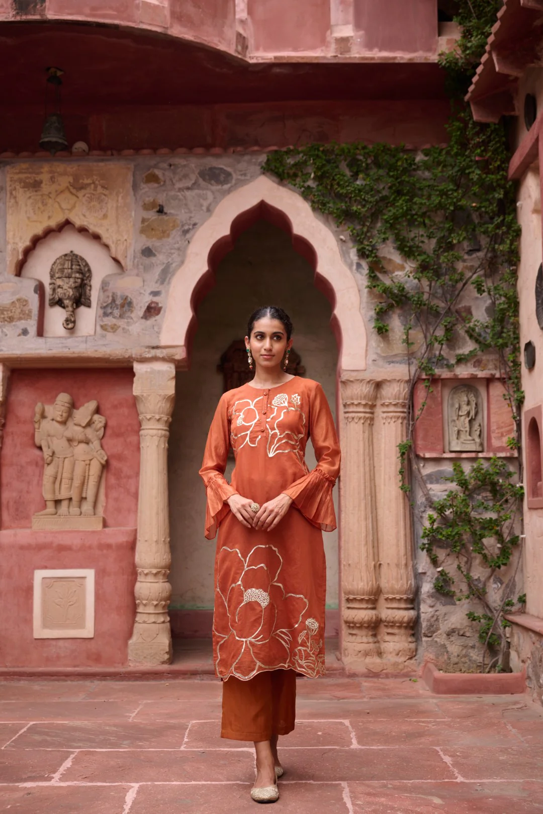Sangini Apricot Premium Suit set - Image 5