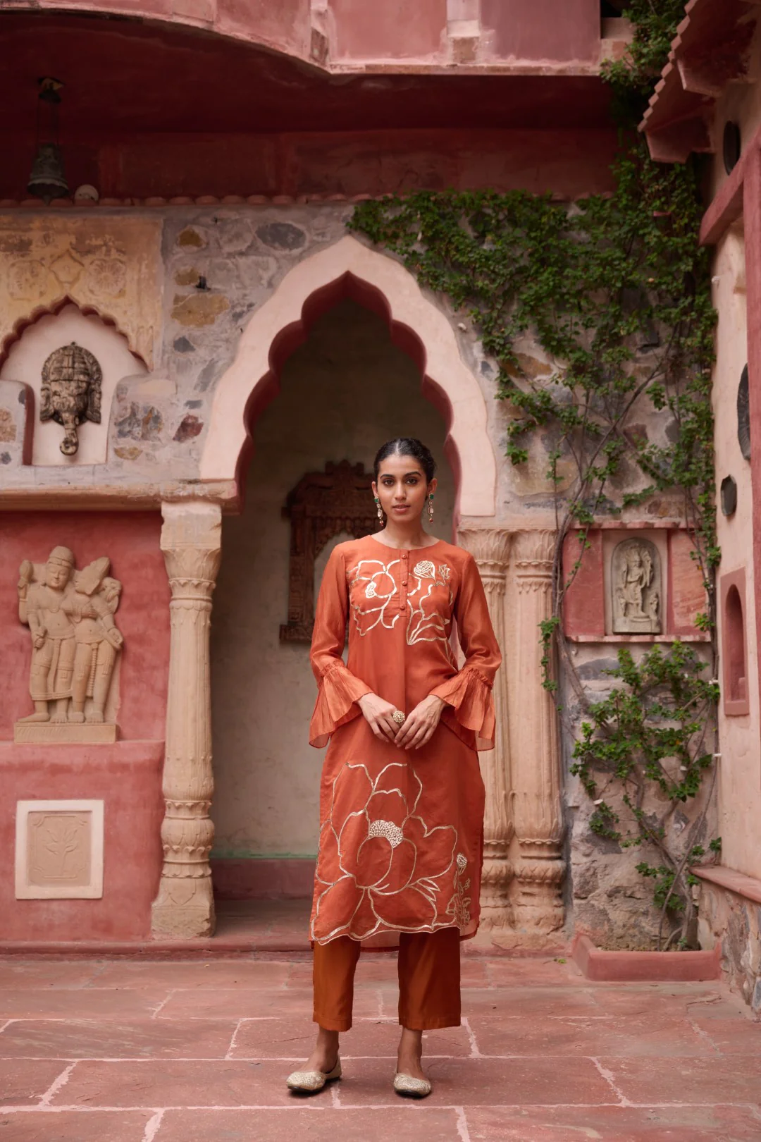 Sangini Apricot Premium Suit set - Image 50