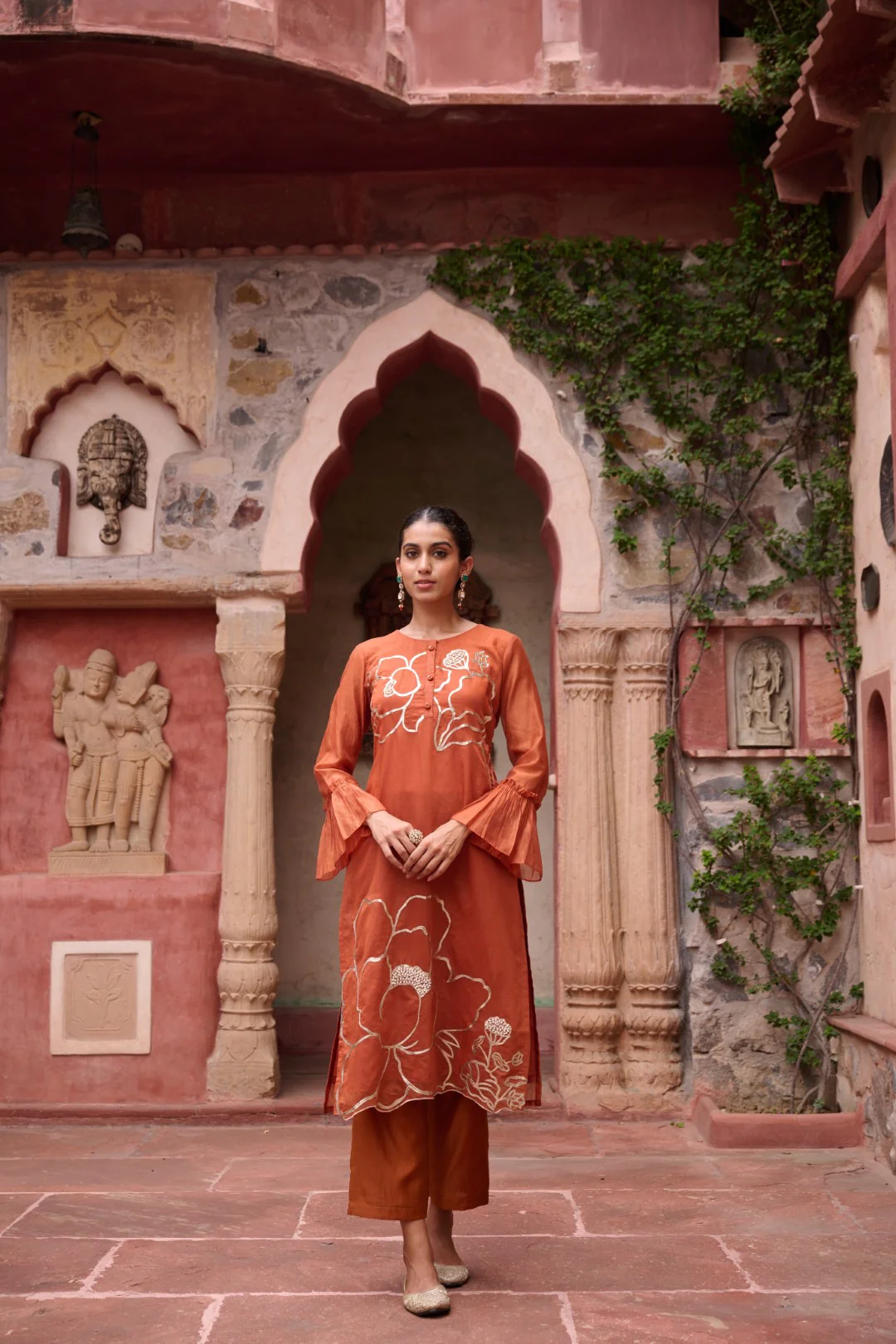 Sangini Apricot Premium Suit set - Image 6