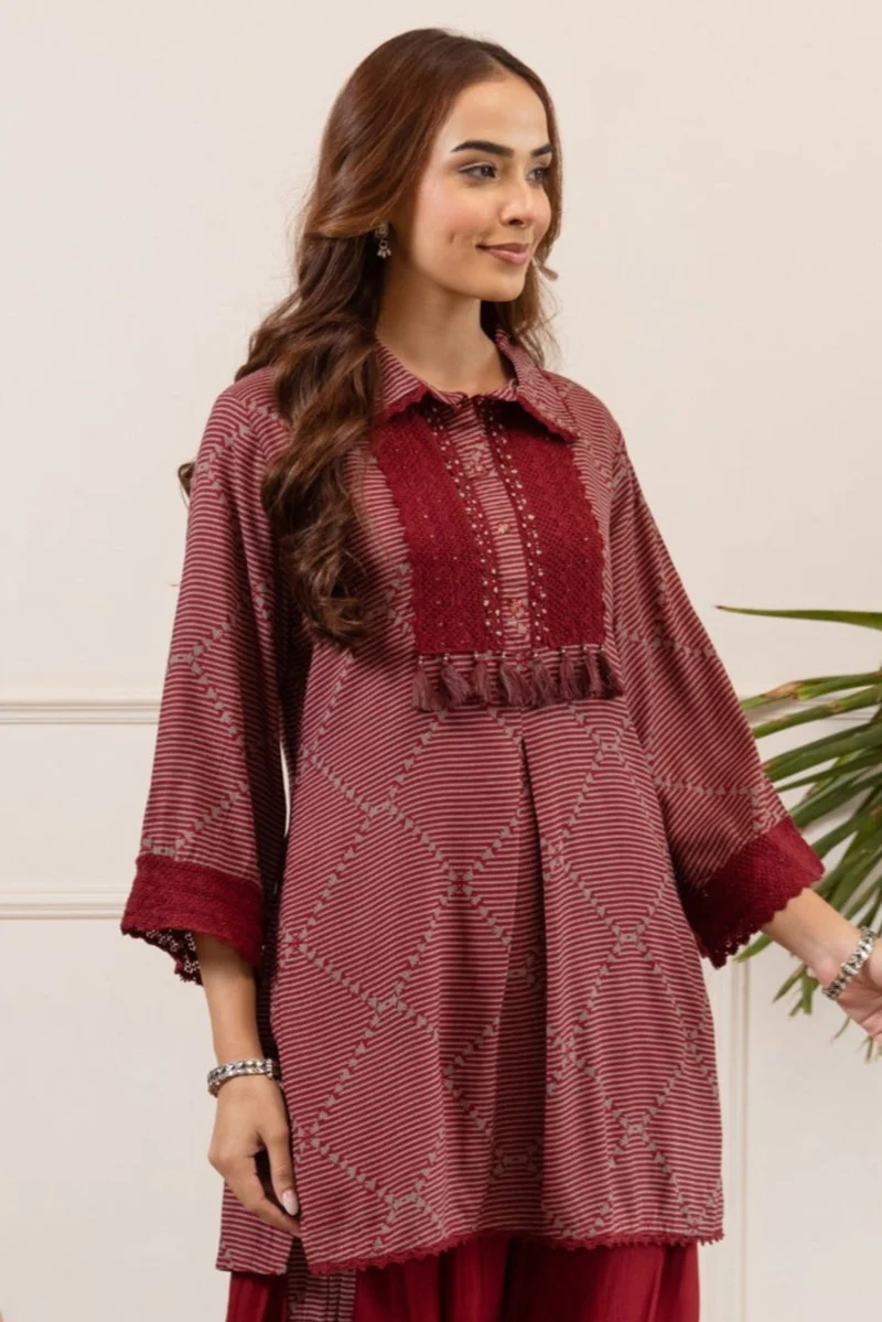 Stravi mulberry co-ord set - Image 2