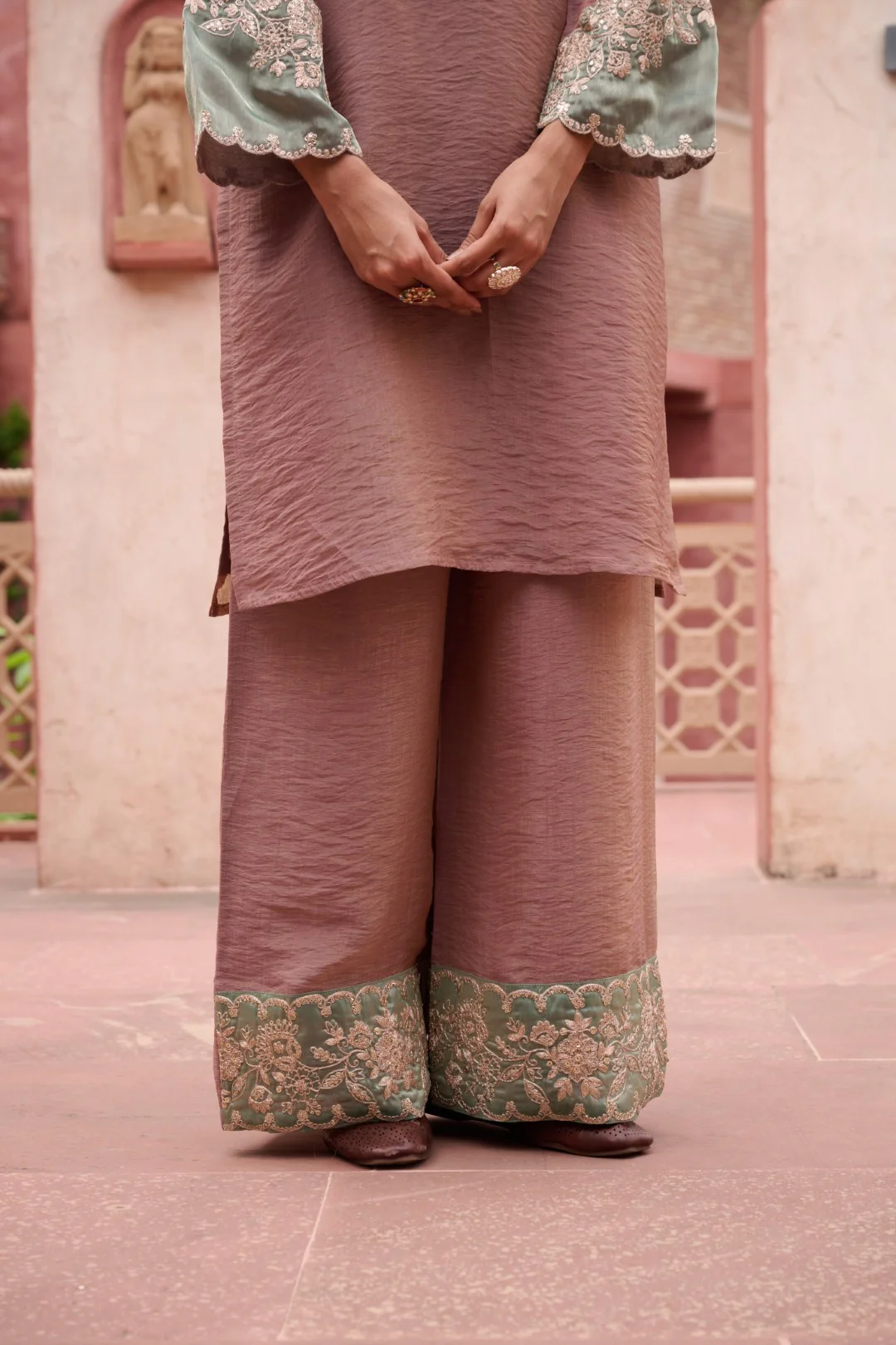 Gaurisha Tan Full Work Premium Suit set - Image 17