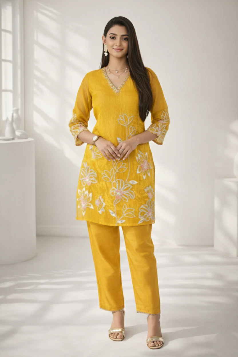 Anumeha Maze full work co-ord set - Image 3