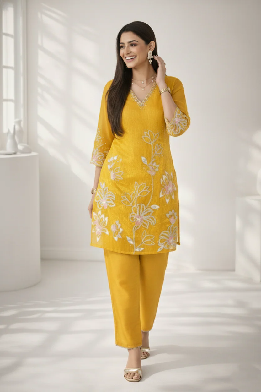 Anumeha Maze full work co-ord set - Image 4