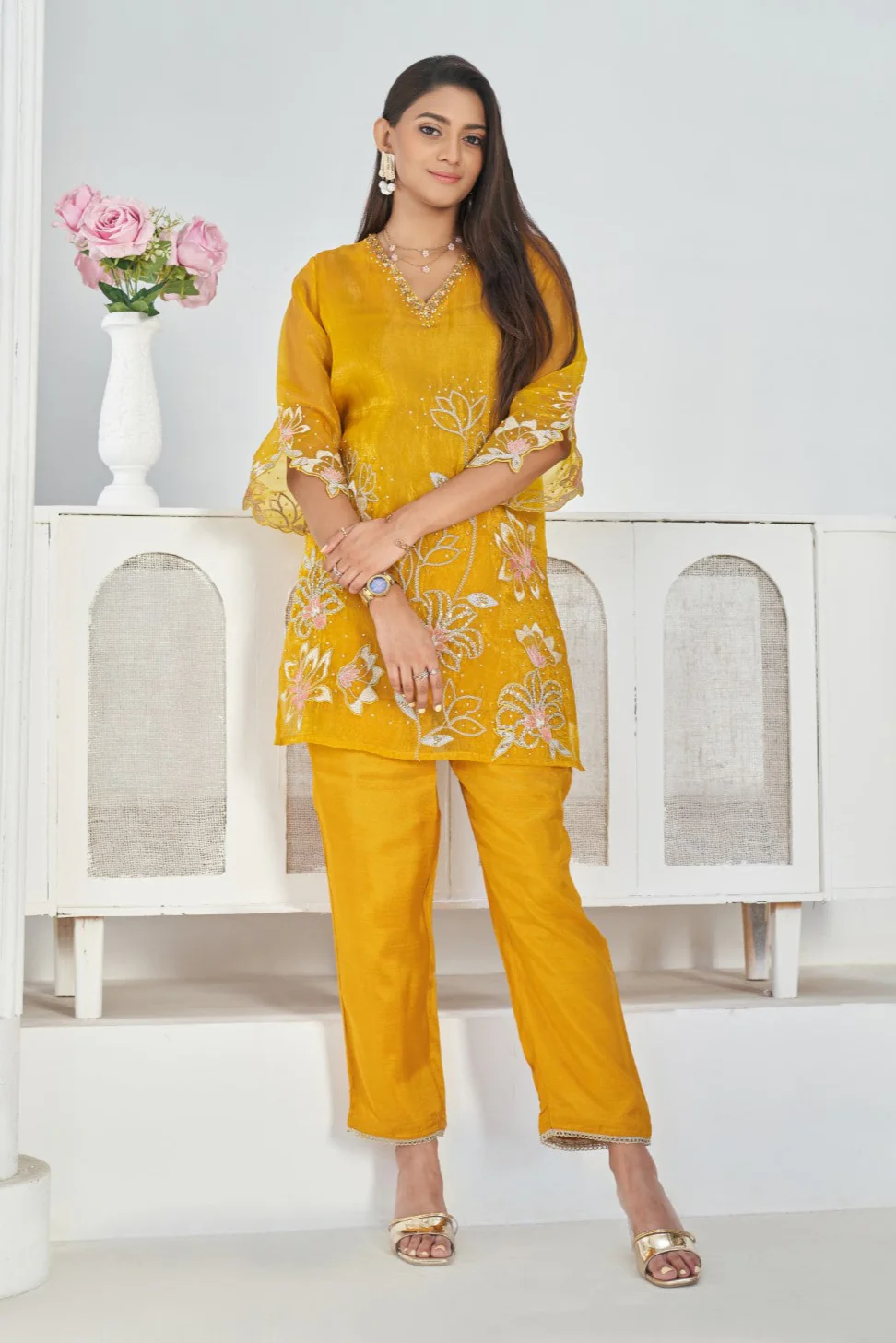 Anumeha Maze full work co-ord set - Image 9
