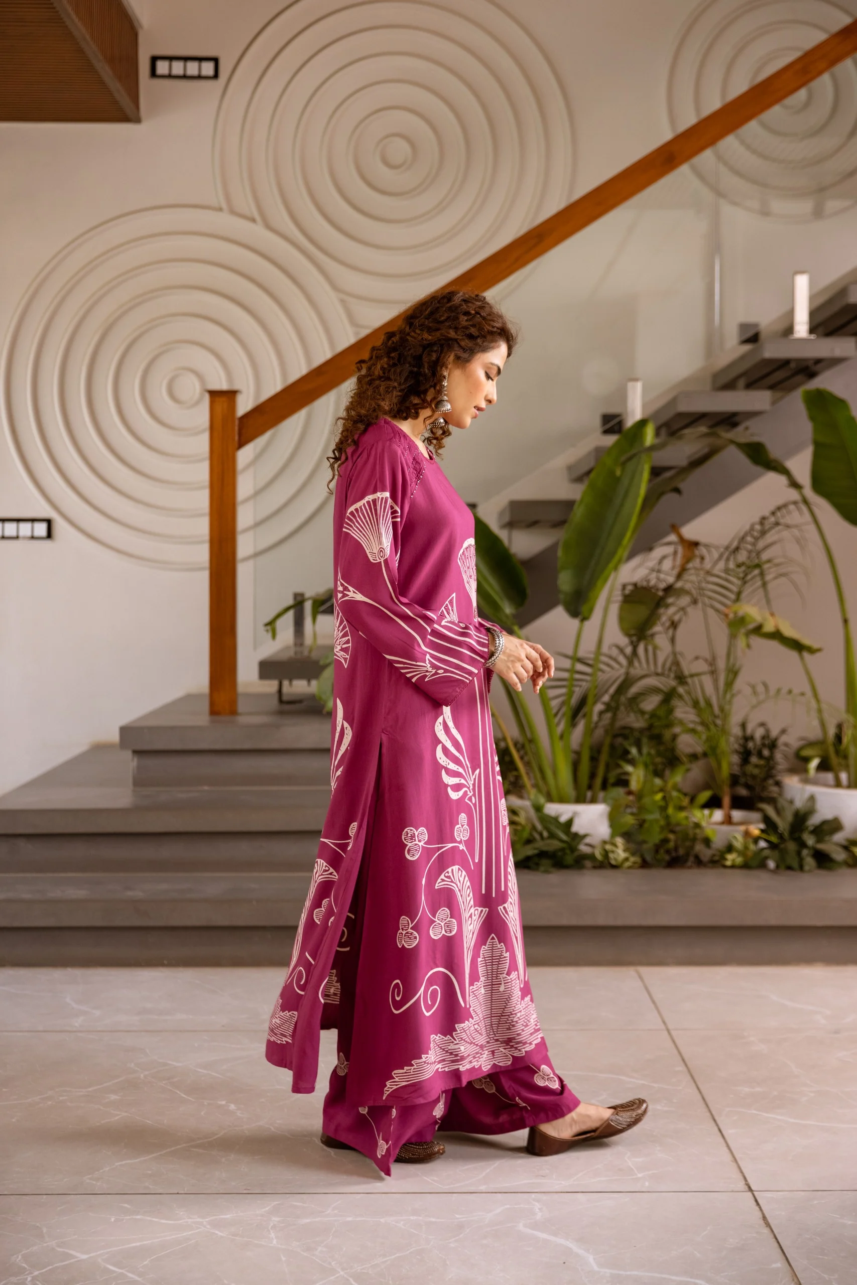 Sonpal Berry printed kurta pant set - Image 6
