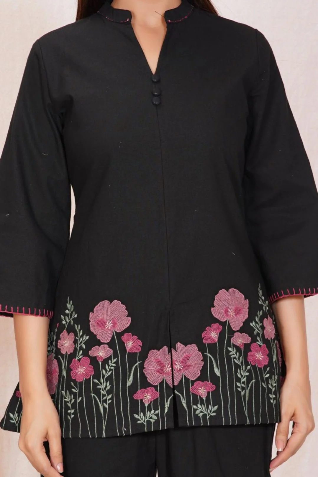 Mokabara sable embroidery cotton co-ord set - Image 9