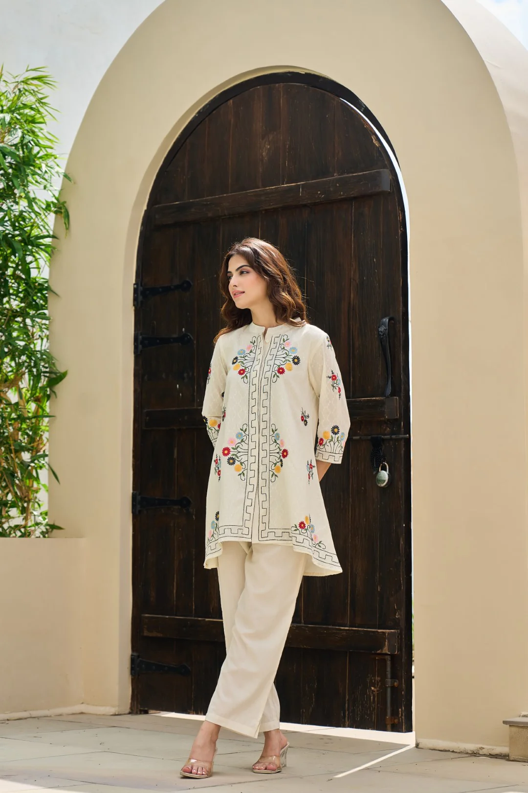 Akira angel embroidery cotton co-ord set - Image 10