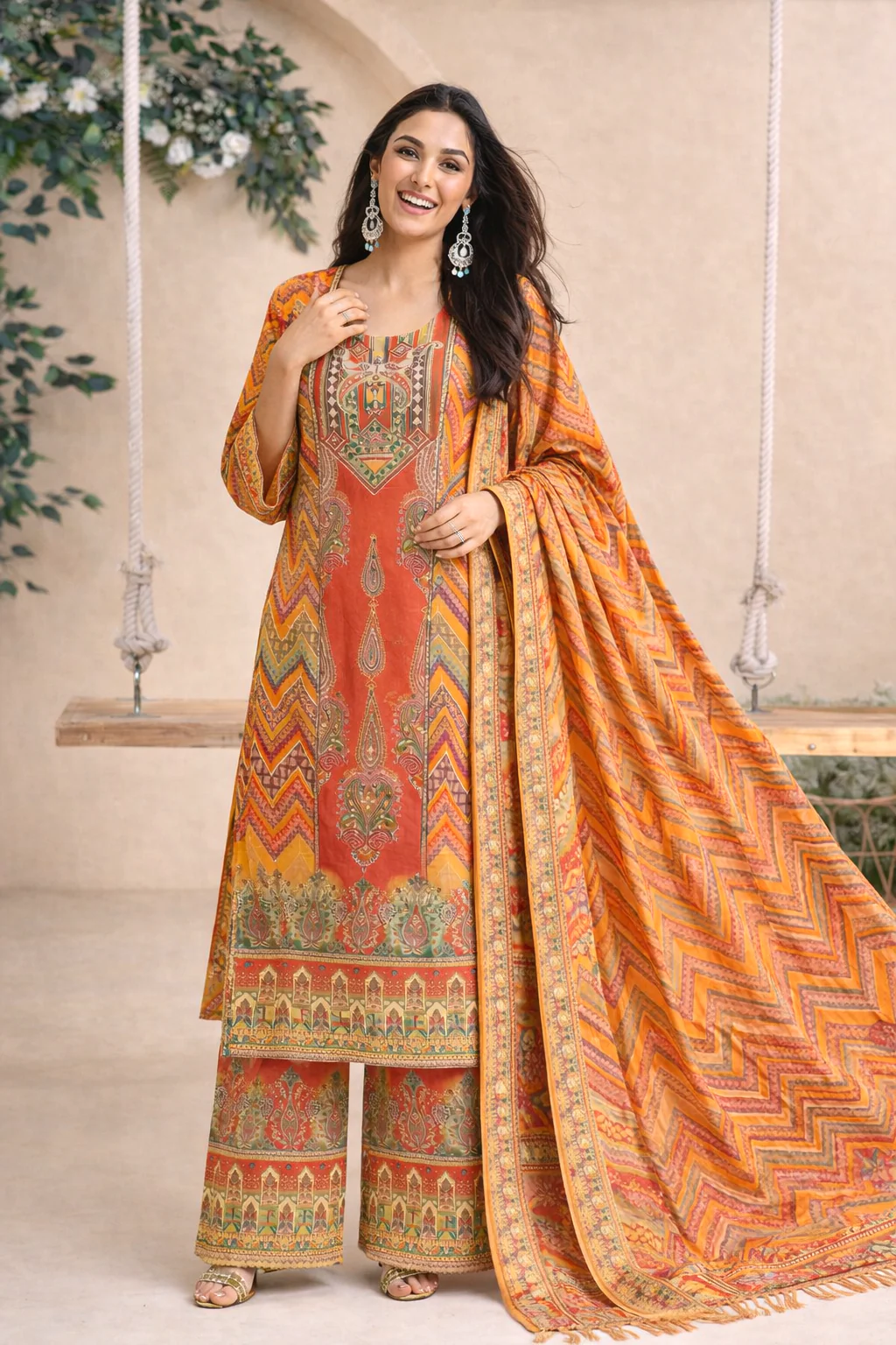 Morni amber full work suit set - Image 2