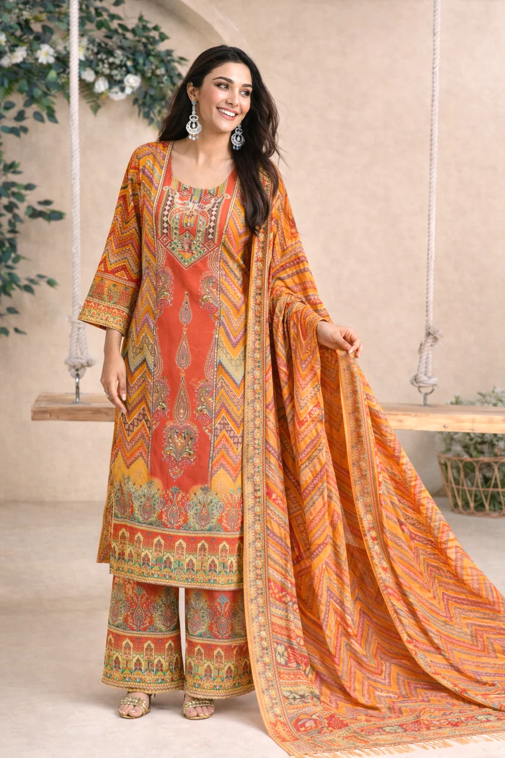 Morni amber full work suit set - Image 3