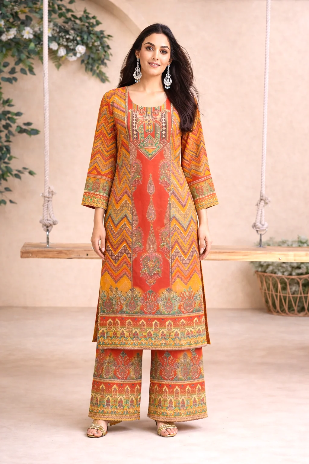 Morni amber full work suit set - Image 4