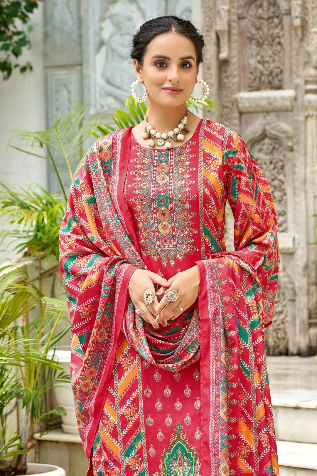 Morni cardinal full work suit set - Image 2
