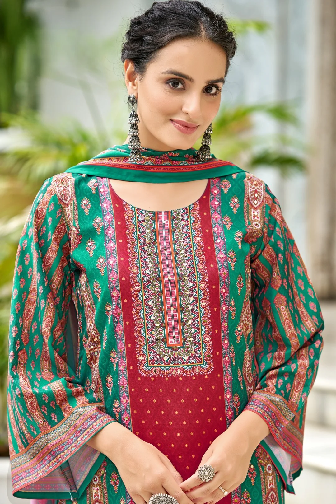 Morni fern full work suit set - Image 2