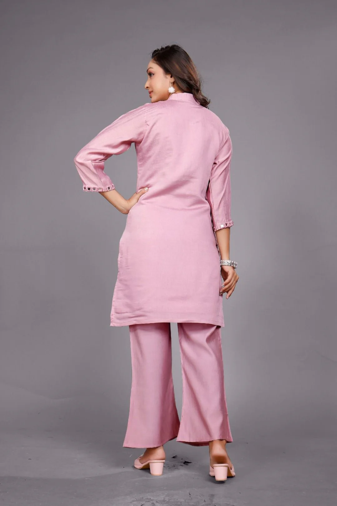 Divya candy mirror work co-ord set - Image 3
