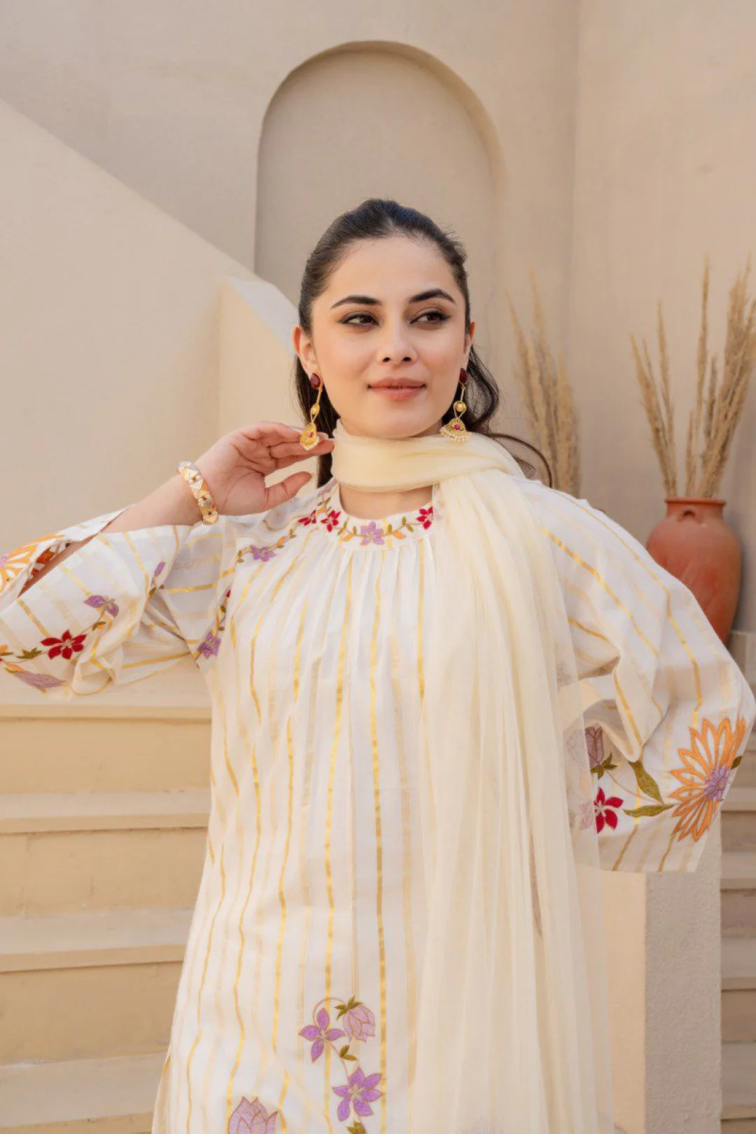 Akira Dove Premium Cotton Suit Set - Image 10