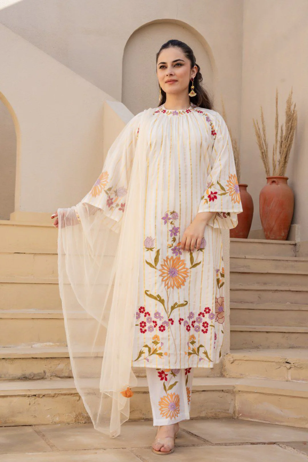 Akira Dove Premium Cotton Suit Set - Image 11
