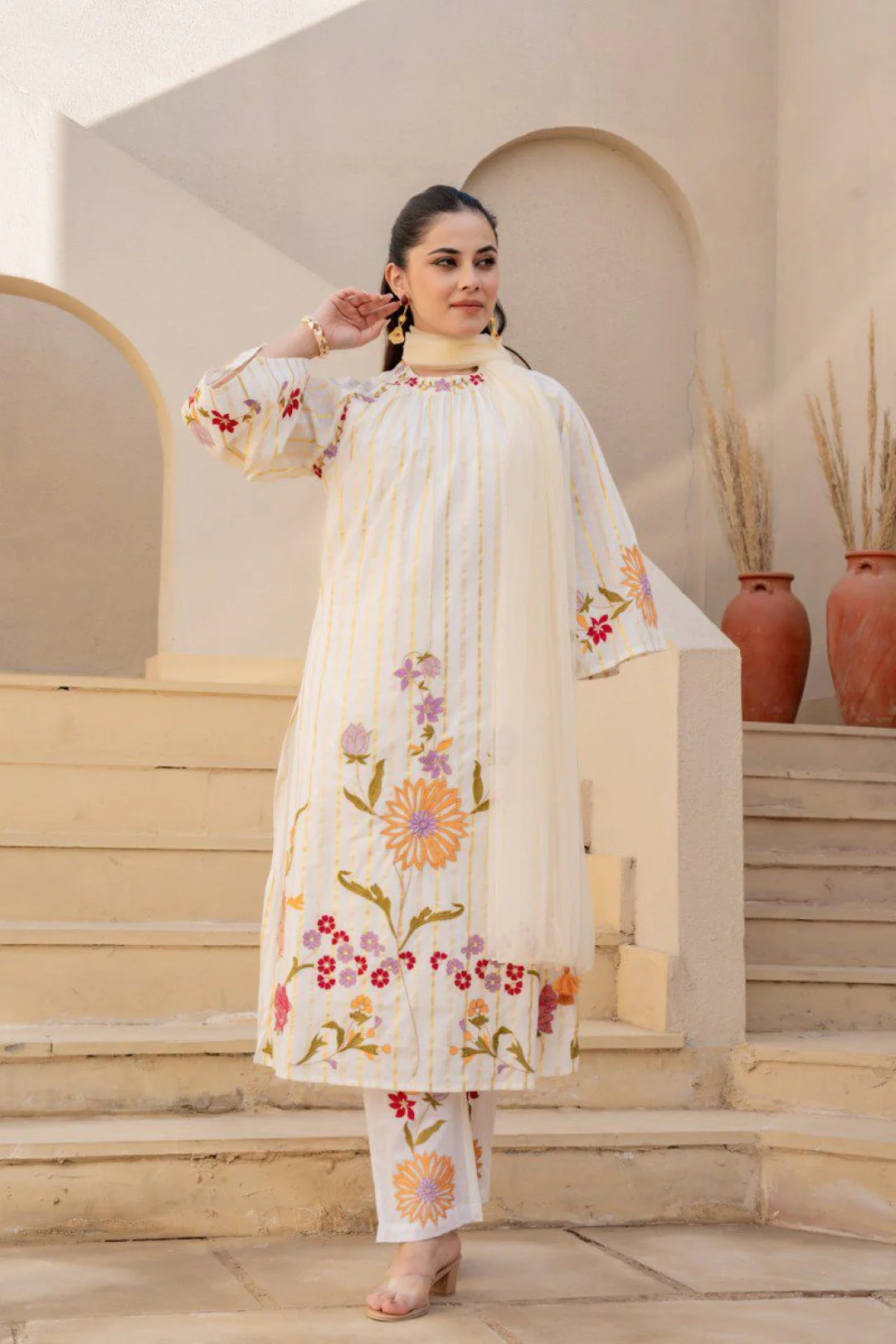 Akira Dove Premium Cotton Suit Set - Image 6