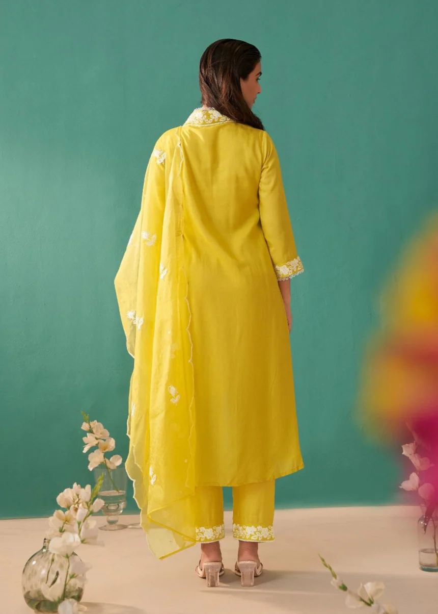 Ira corn Embroidery Suit set - Image 3