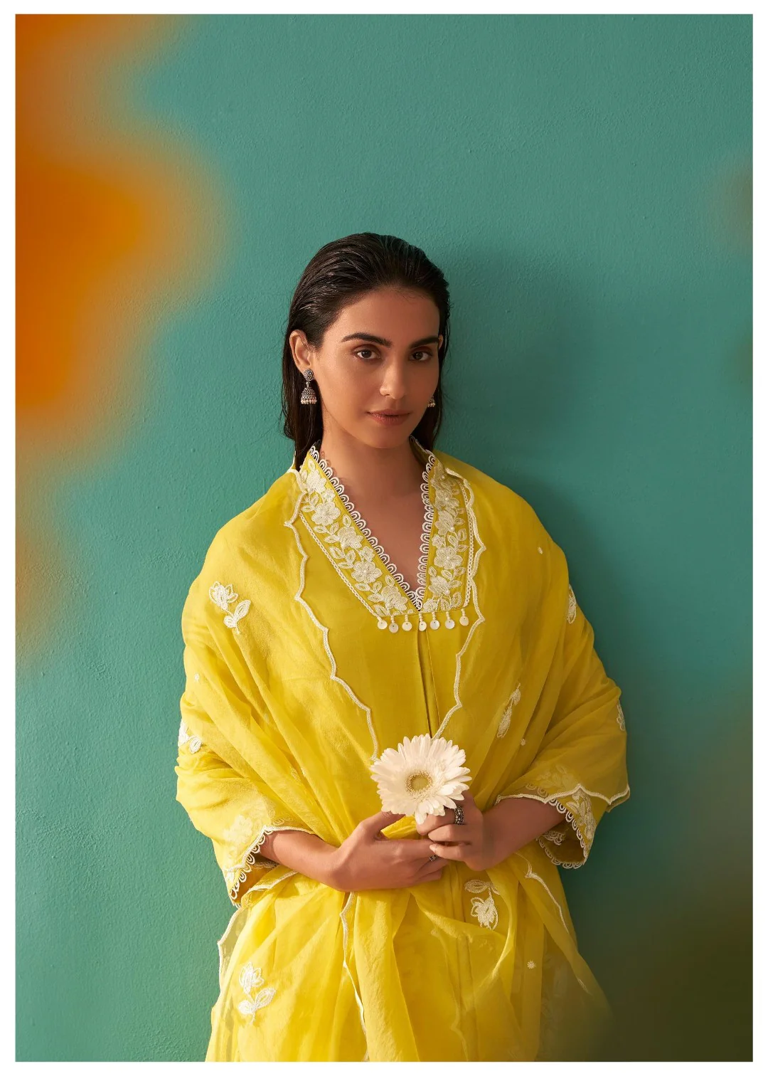 Ira corn Embroidery Suit set - Image 4