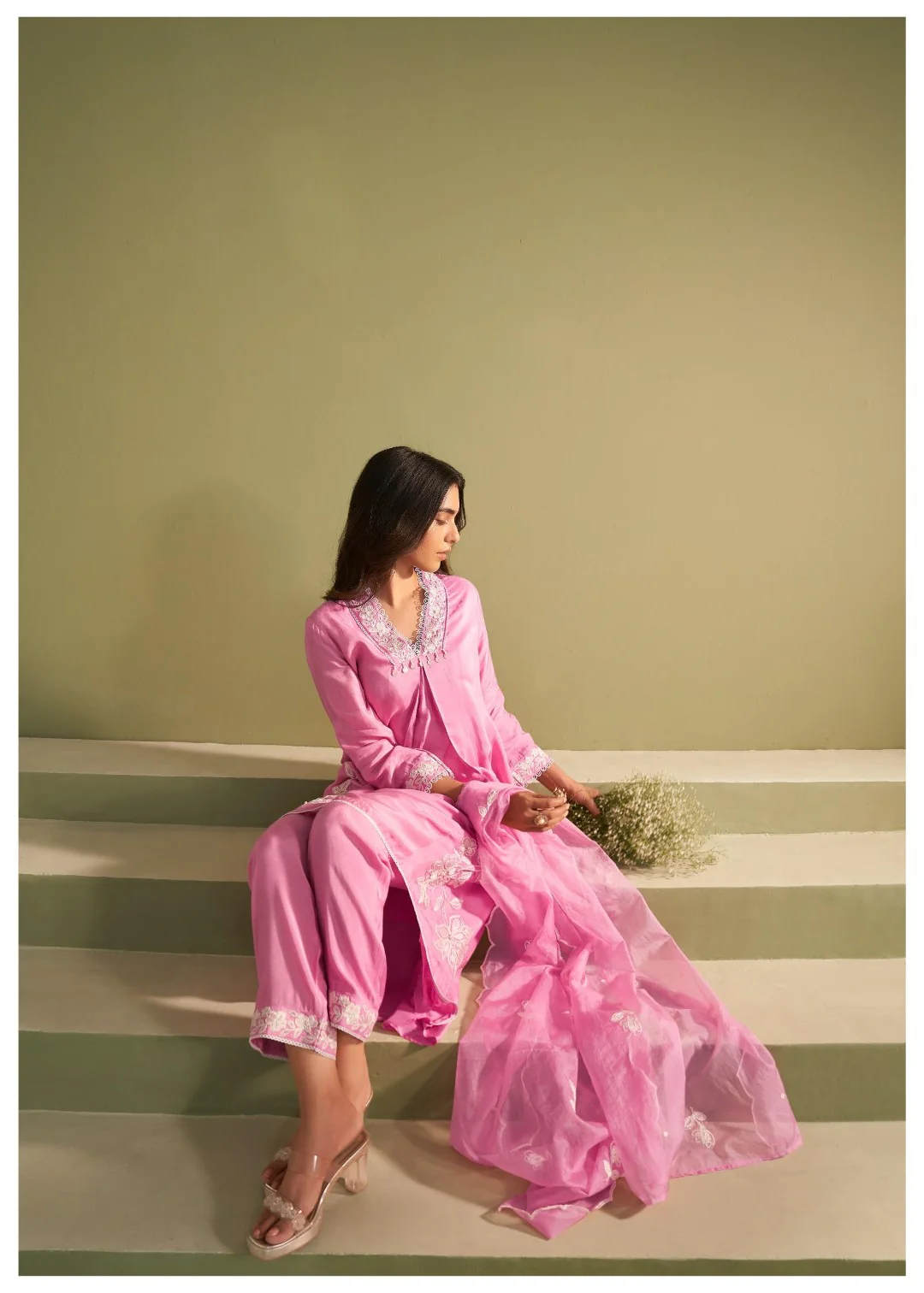Ira candy Embroidery Suit set - Image 5