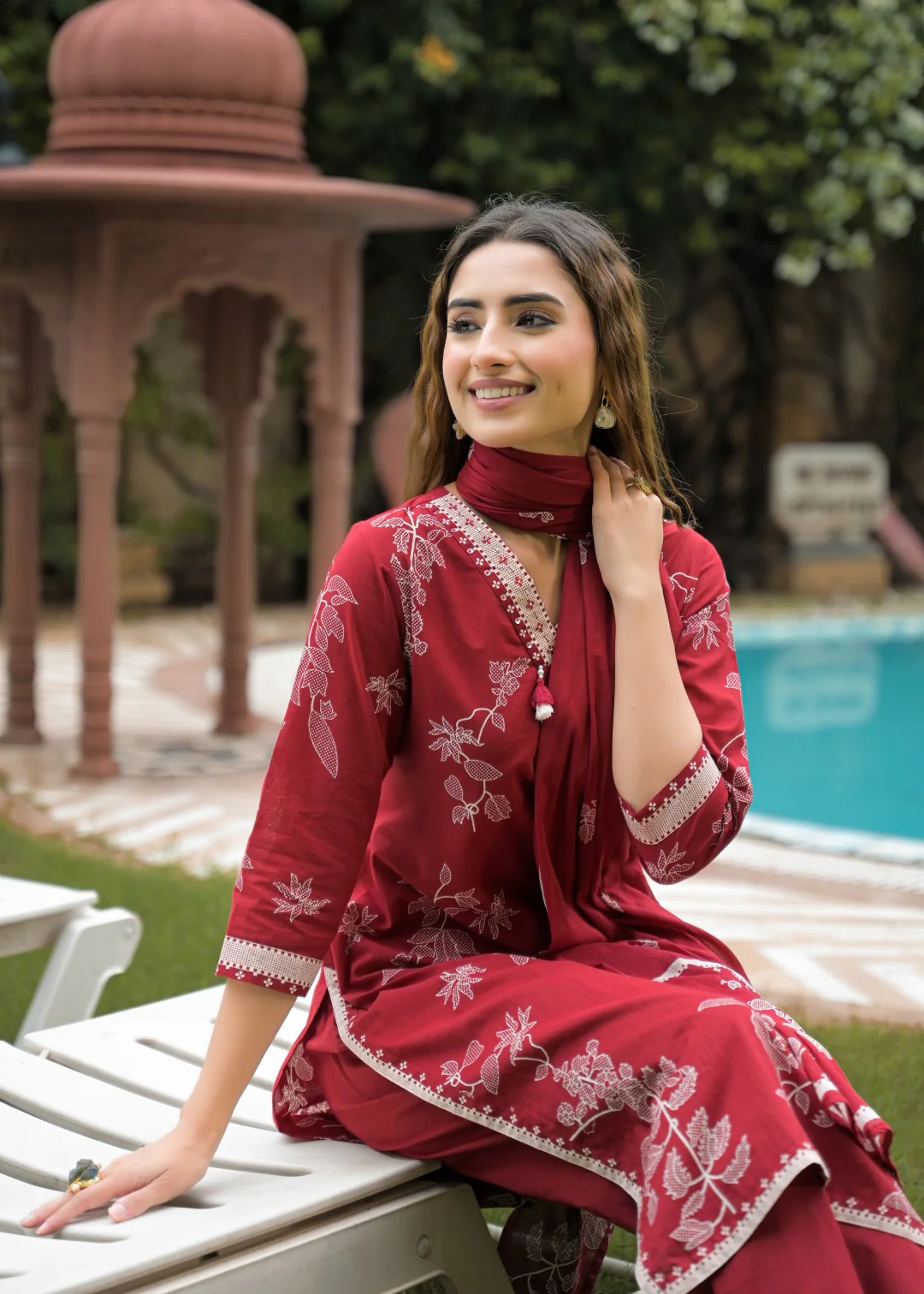 Vastu Jam Full embroidery suit set - Image 6